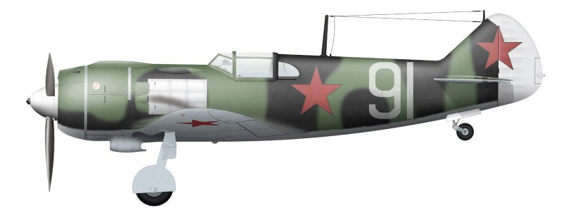 Самолет ла-5ф