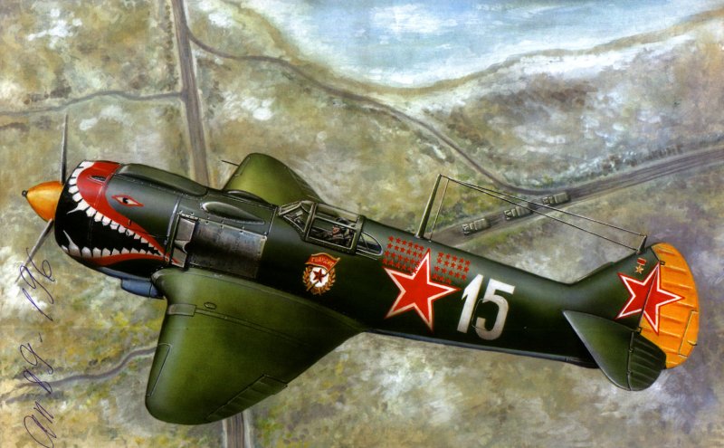 Самолет-истребитель ла-5. СССР