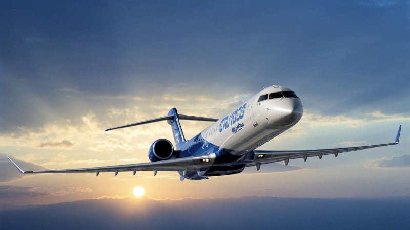 Bombardier самолет Гражданская Авиация