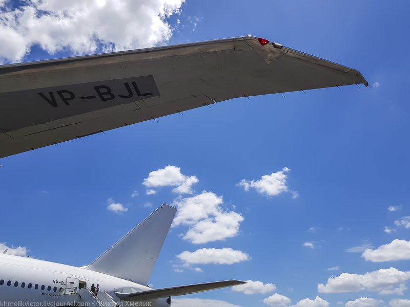 Боинг 777 где крыло