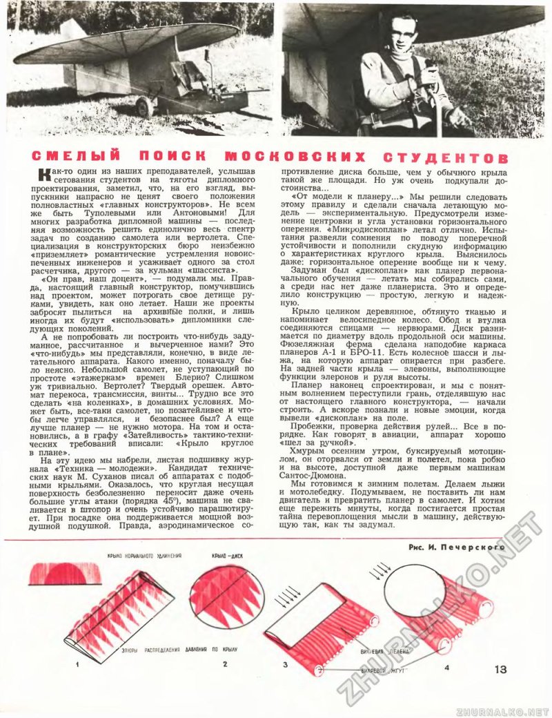 Страницы журнала техника-молодежи
