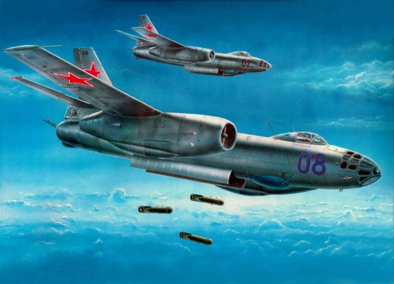 Фронтовой бомбардировщик ил-28