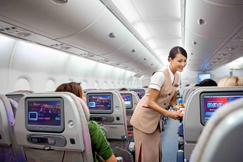 Москва Дубай Emirates Airlines самолет