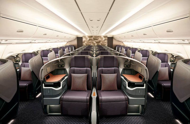 Airbus a380-800 салон