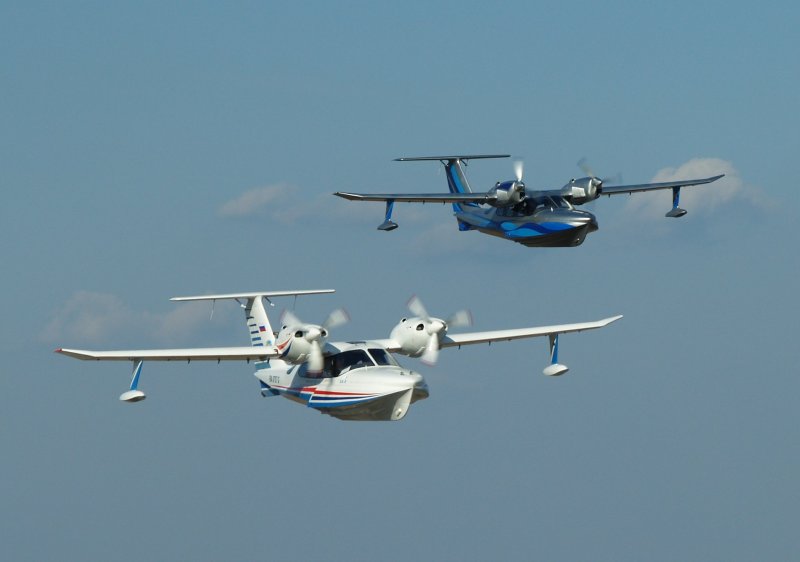 Гидросамолеты-амфибии АЭРОВОЛГА ла-8