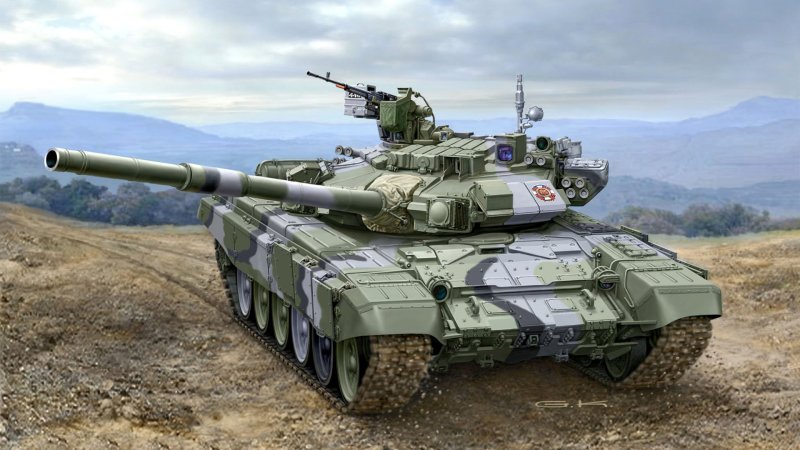 Танк т90 прорыв