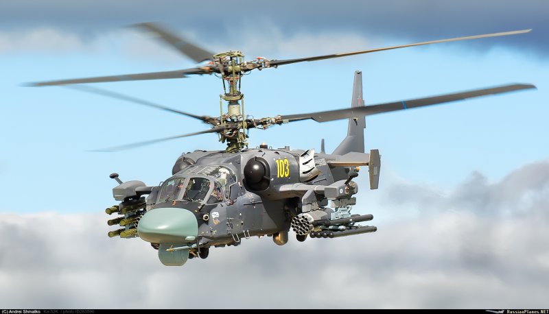 Вертолет ка-52 "Аллигатор"
