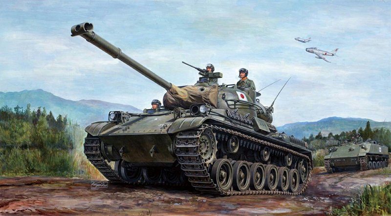 Type 61 MBT Mitsubishi - Fine Molds fm43 1/35