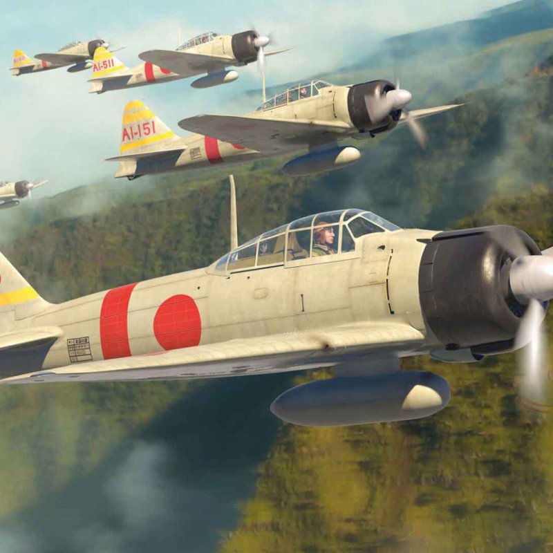 Mitsubishi a6m Zero Wallpaper Art