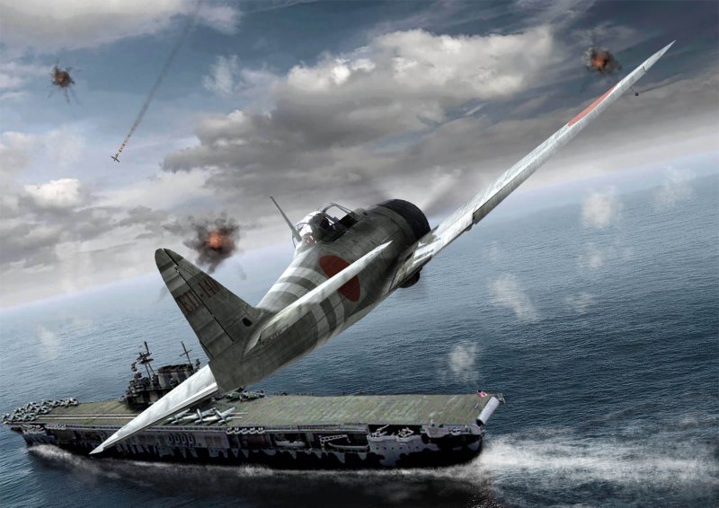 Mitsubishi a6m Перл Харбор