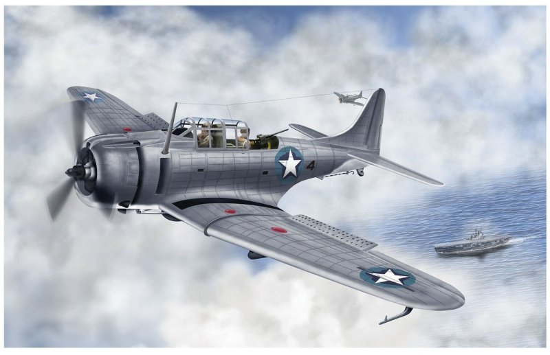 Douglas SBD Dauntless модель 1 48