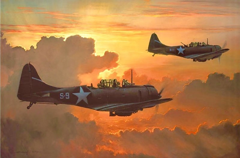 Самолет SBD-3 Dauntless
