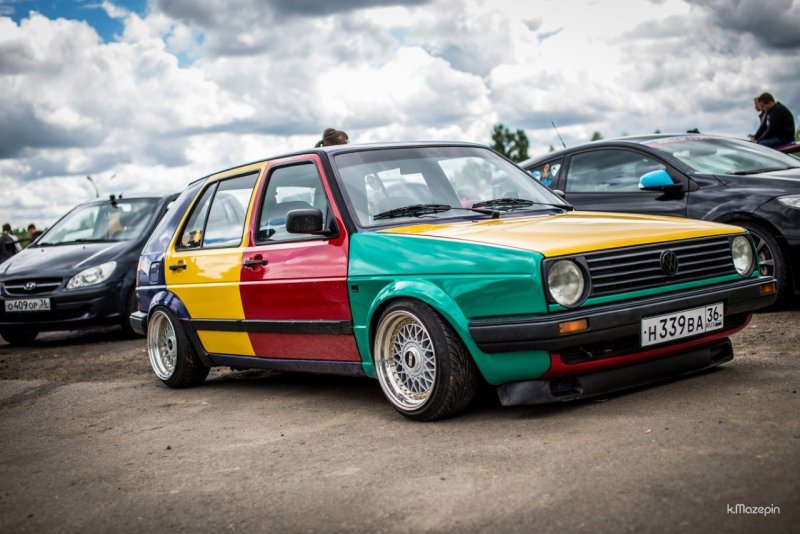 Volkswagen Golf mk2 Harlequin