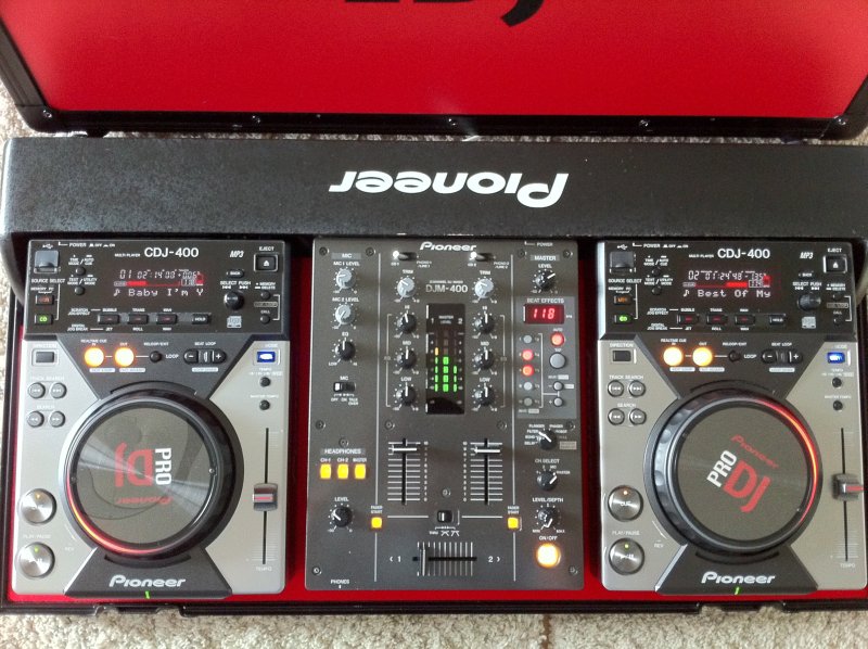 Pioneer CDJ 400 комплект