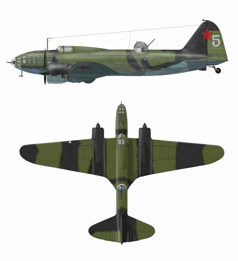 ДБ-3ф бомбардировщик