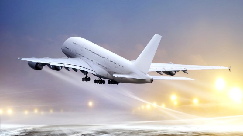 Аэробус а380 взлет