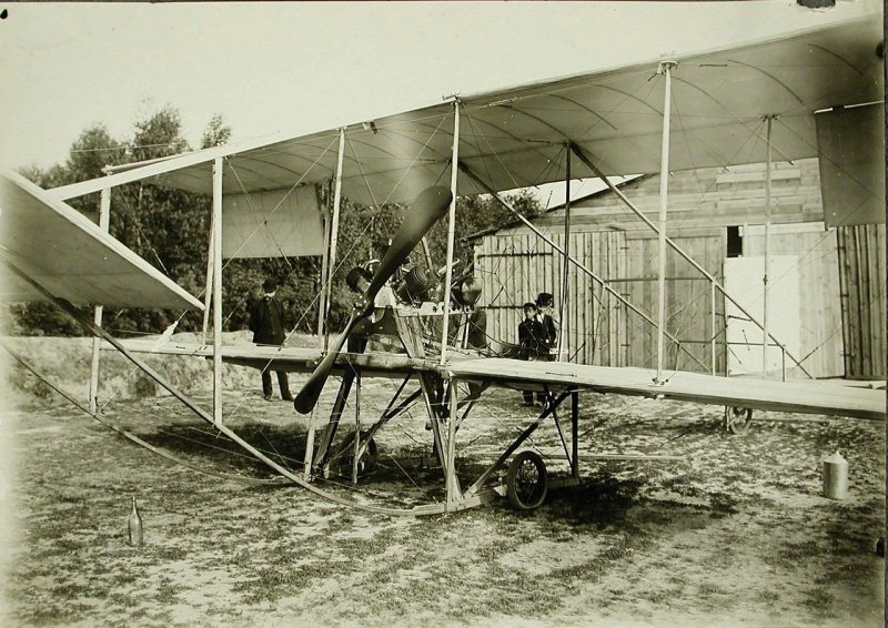 Самолет биплан Кудашева 1910 года