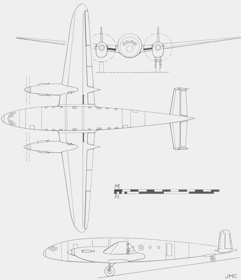 Чертеж Breguet br.941