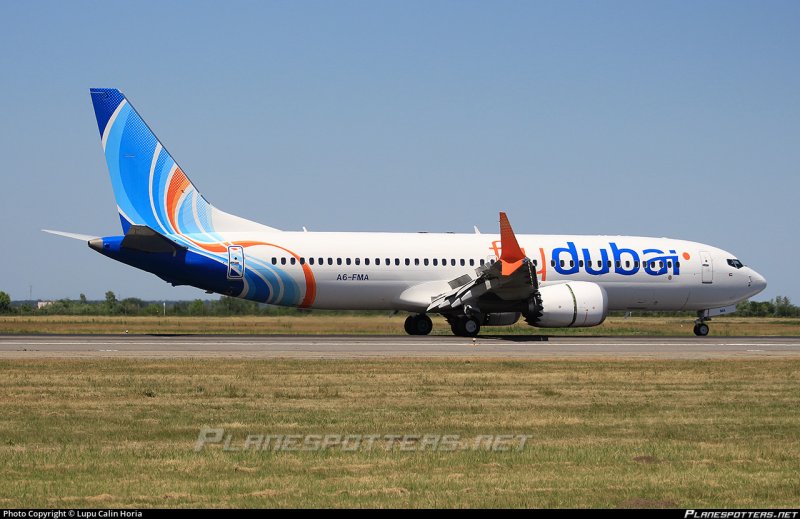 737-800 Max flydubai фотосалон