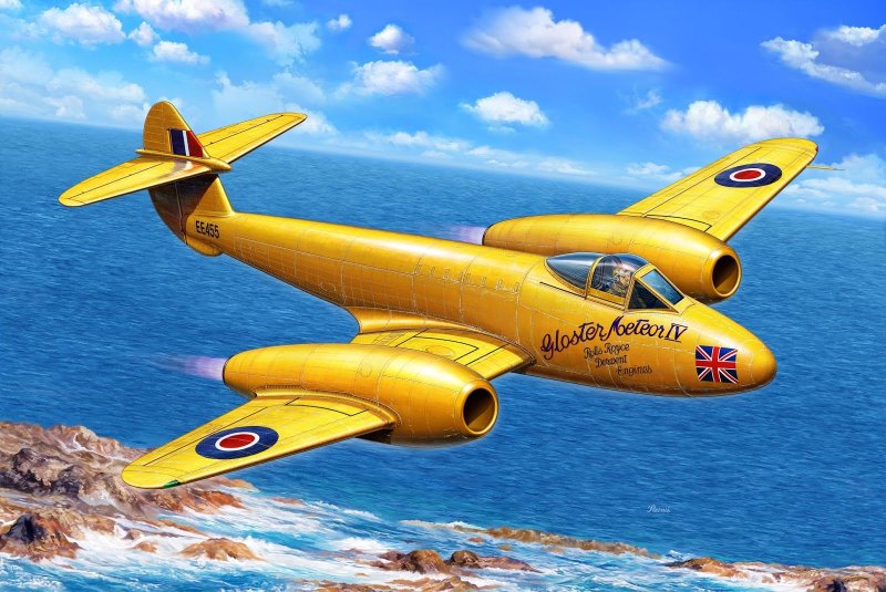 Gloster Meteor самолёты Великобритании