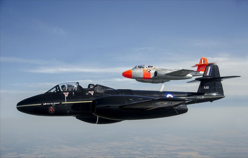 Gloster Meteor самолёты Великобритании