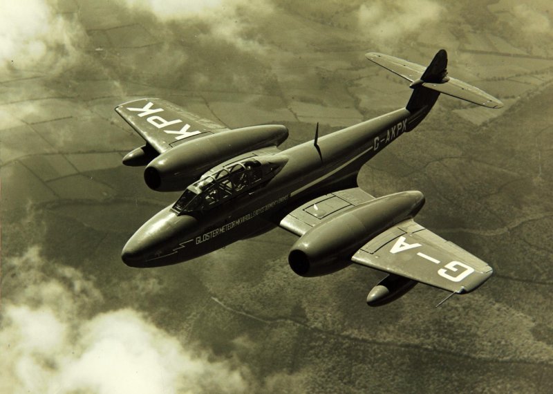 Gloster Meteor самолёты Великобритании