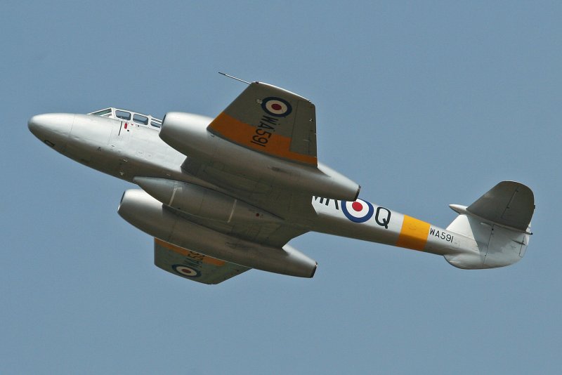 Gloster Meteor самолёты Великобритании