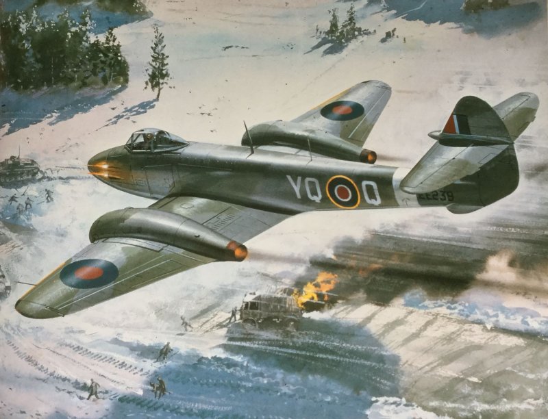 Gloster Meteor вторая мировая