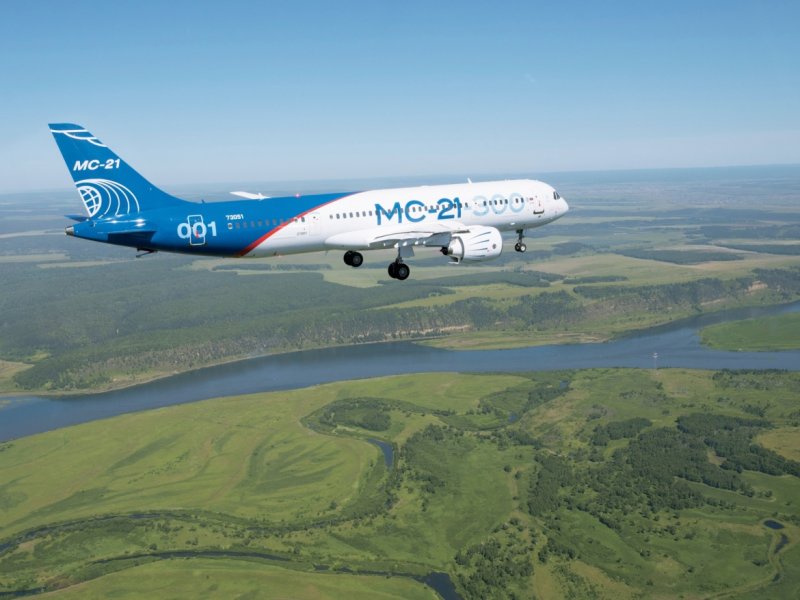 MC 21 300 самолет