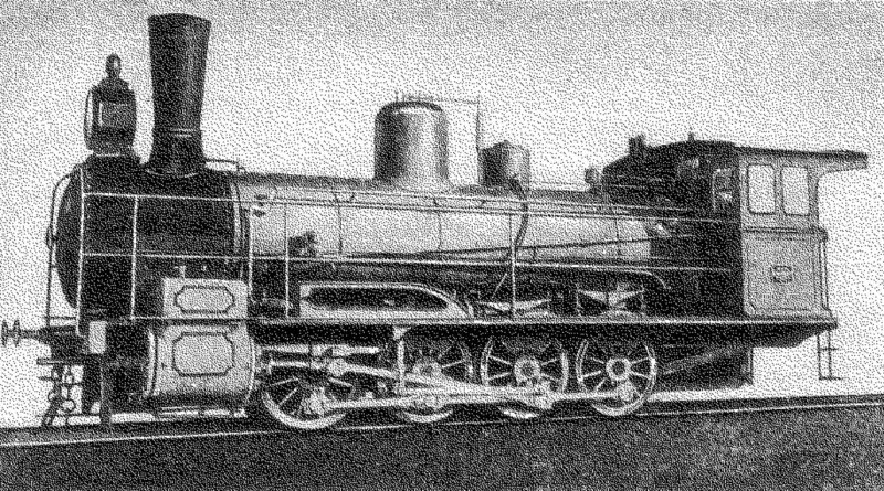 Паровоз 1880 года