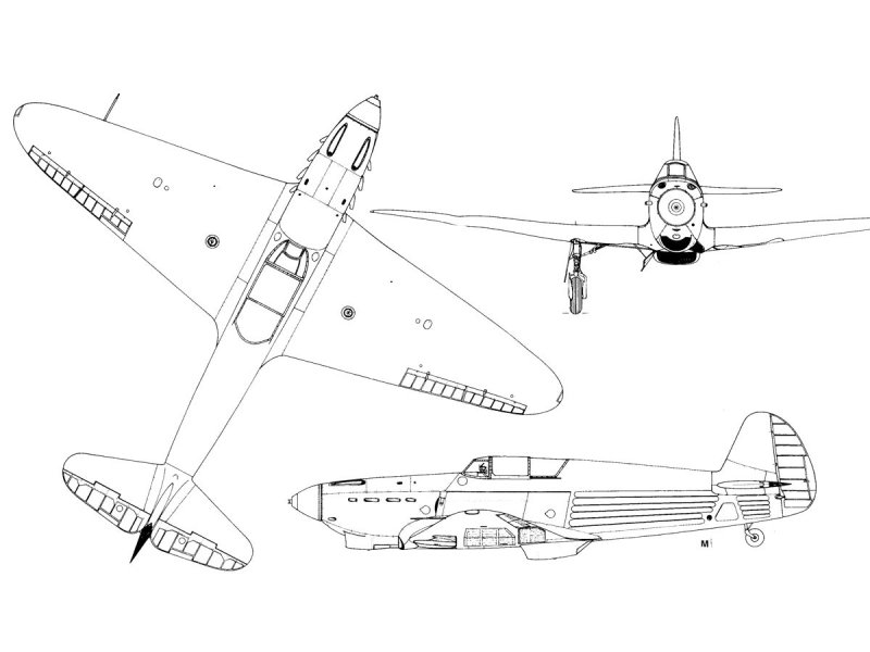 Як-1 чертежи