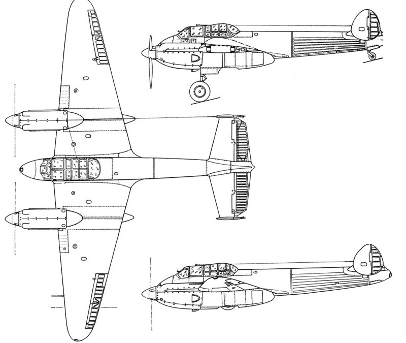 Су-2 (ББ-1) схема