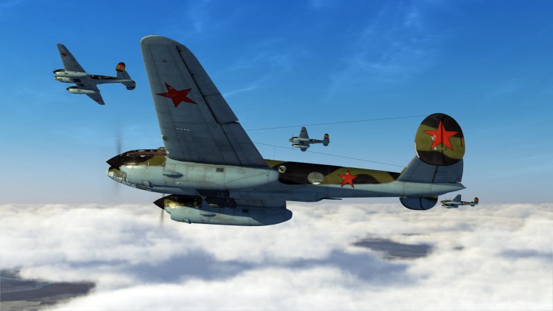 Пе-2 бомбардировщик