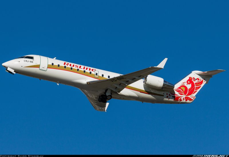 Самолет РУСЛАЙН Бомбардье CRJ-100/200
