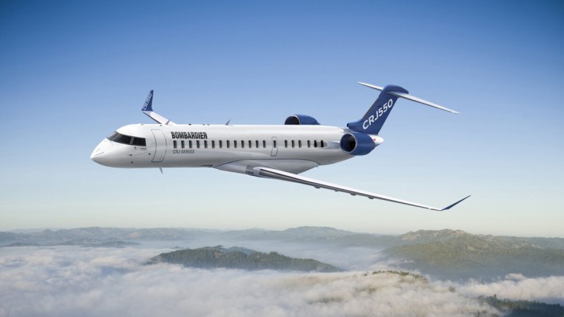 Самолёт Bombardier CRJ-550