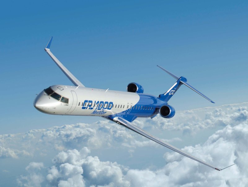 Bombardier CRJ 1000 салон