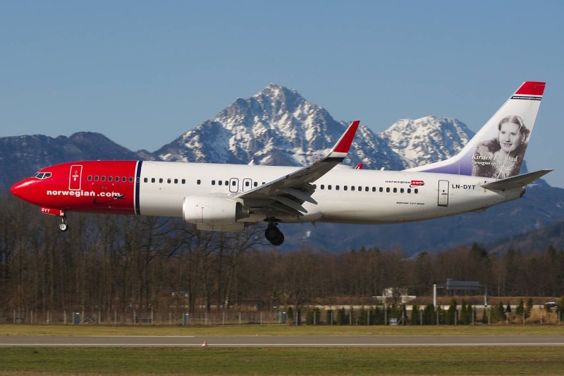 Самолеты авиакомпании Норвегия Airlines