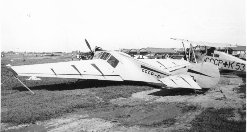 Самолет ЛК-1 НИАИ-1 фанера-2