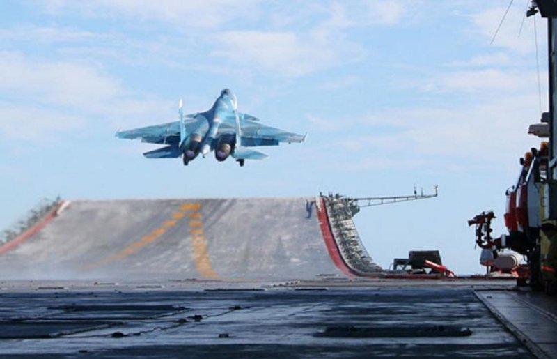 Су-33 на Адмирале Кузнецове