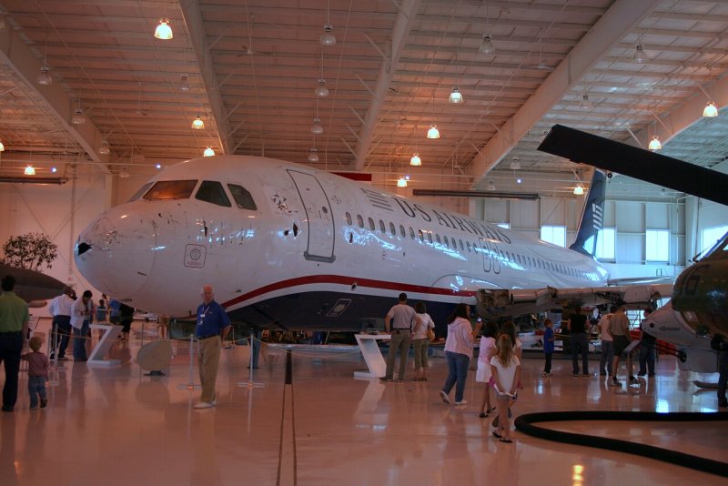 А320 us Airways в музее
