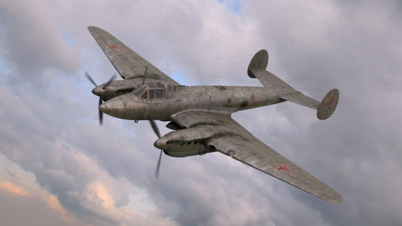 Пе-2 бомбардировщик
