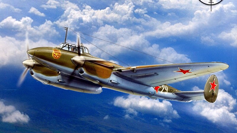 Пикирующий бомбардировщик пе-2