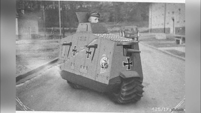 Немецкий бронированный мотоцикл Type r PZ-R