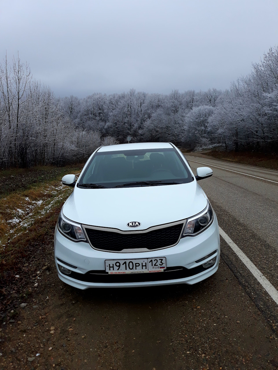 Kia Rio 5 белая