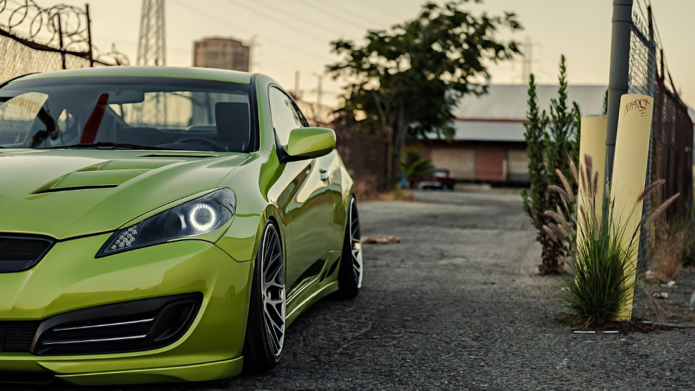 Hyundai Genesis Coupe stance
