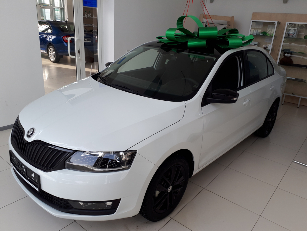 Новый Skoda Rapid черный
