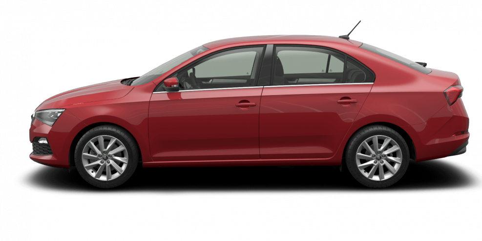 Красный Black Edition Skoda Rapid 2020