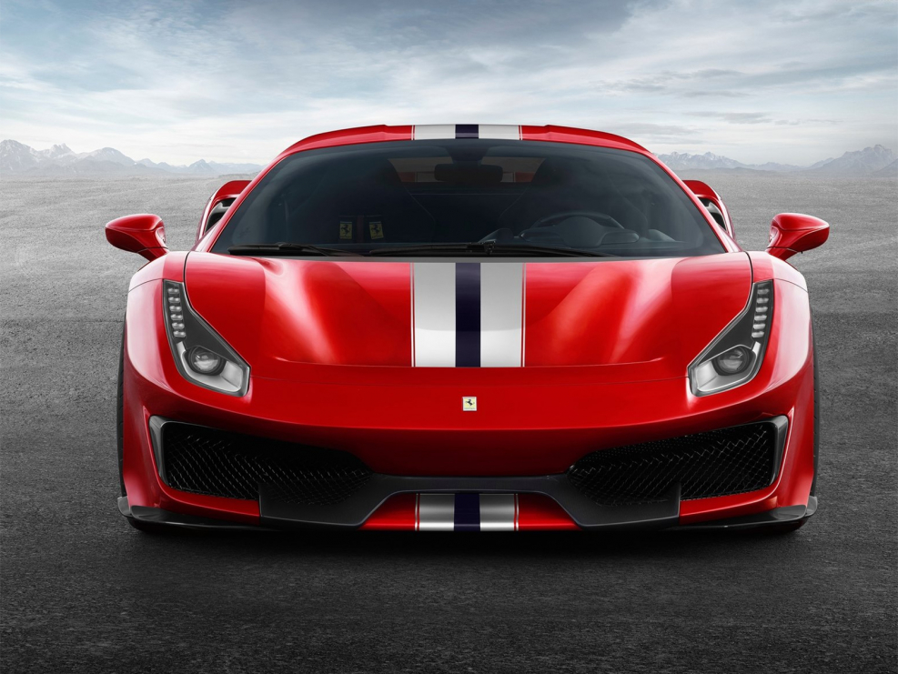 Ferrari 488 pista красная