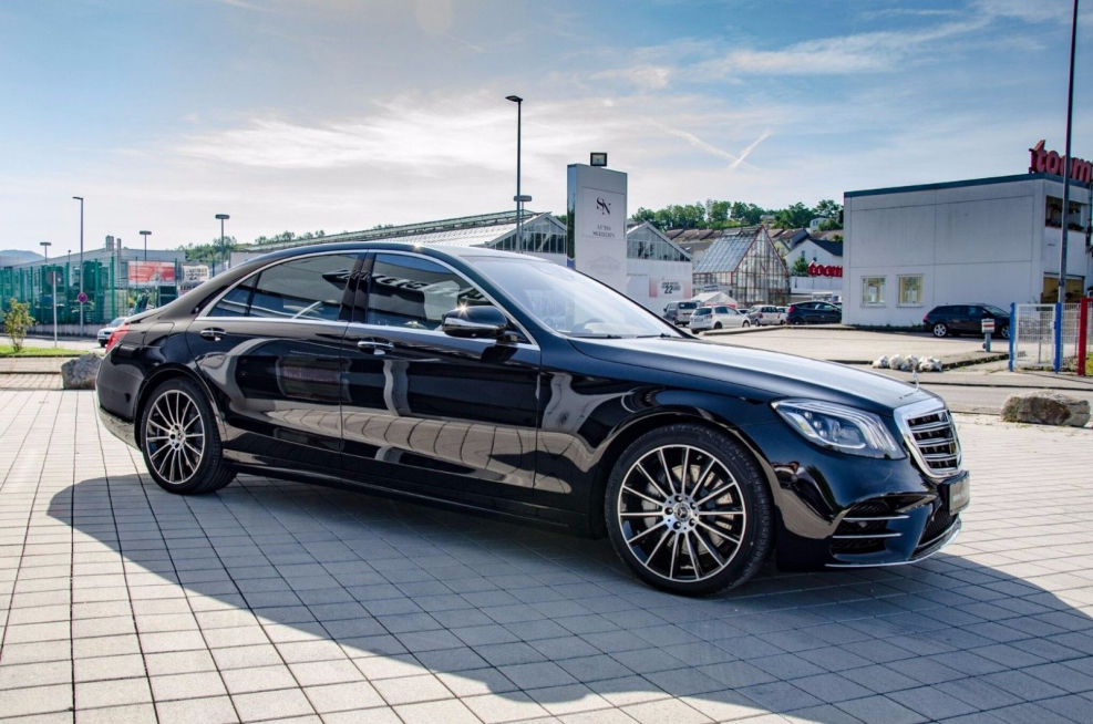 Mercedes w223 черный