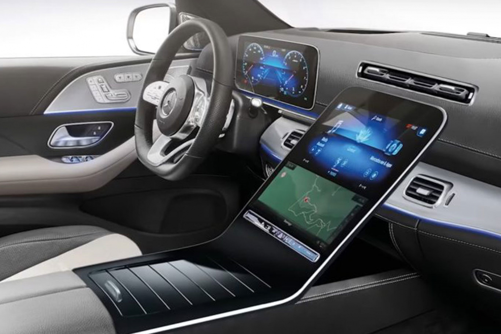 Новый s class w223 салон